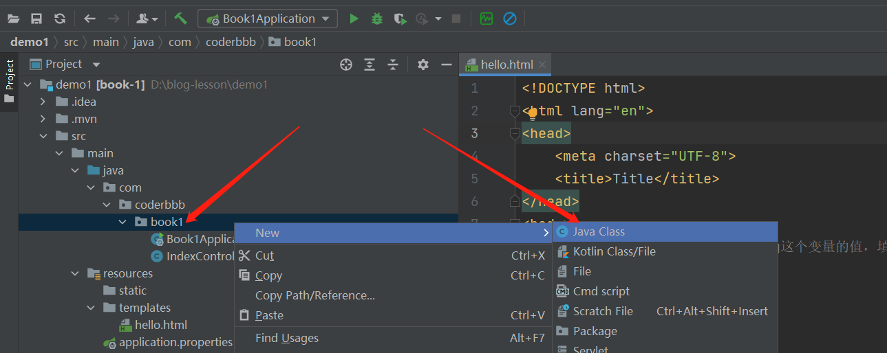 springboot整合thymeleaf完成第一个HTML网页