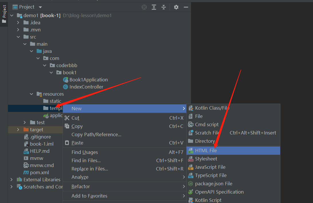 springboot整合thymeleaf完成第一个HTML网页